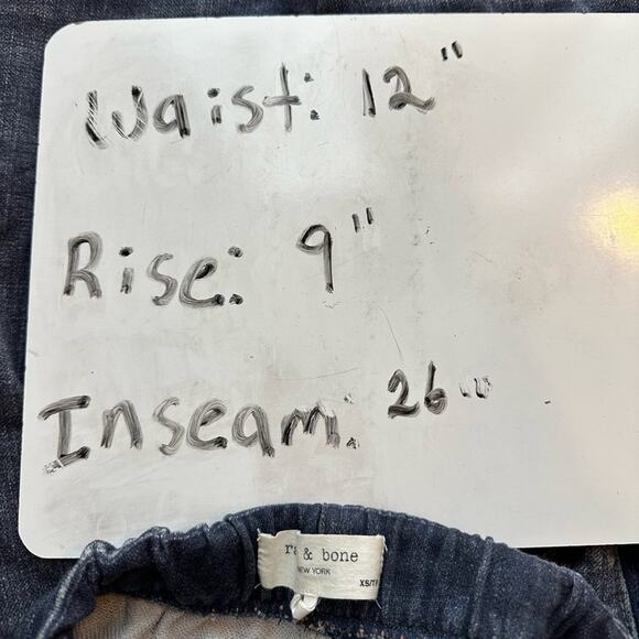 Rag & Bone Miramar Jogger Printed Sweatpants Faux Denim Size XS Blue - Picture 10 of 12